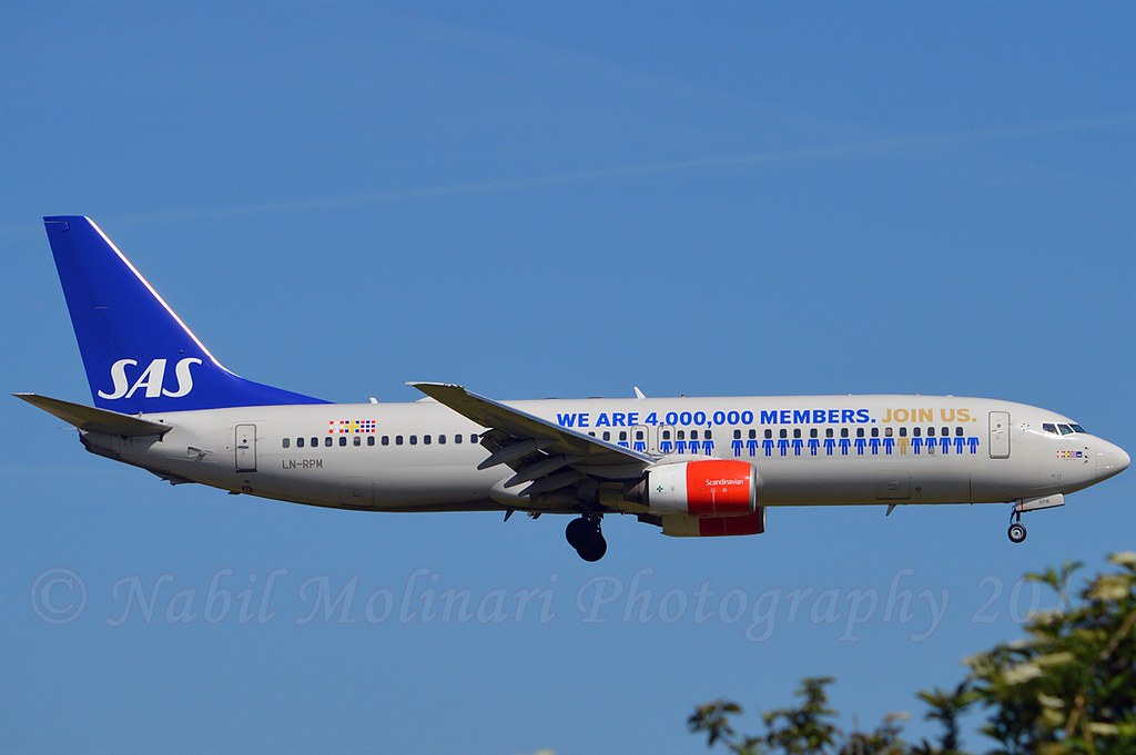 "Frigg Viking" SAS Scandinavian Airline System LNRPM Boeing 737883 cn