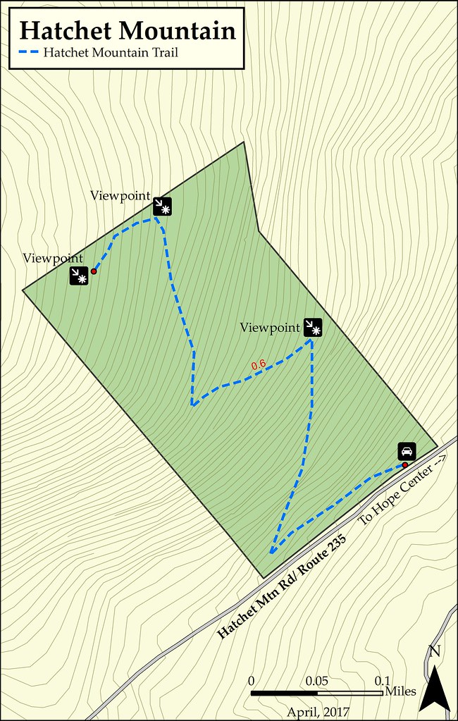 11 Hatchet Mountain Preserve Guide Map 2017 Coastal Mountains Land