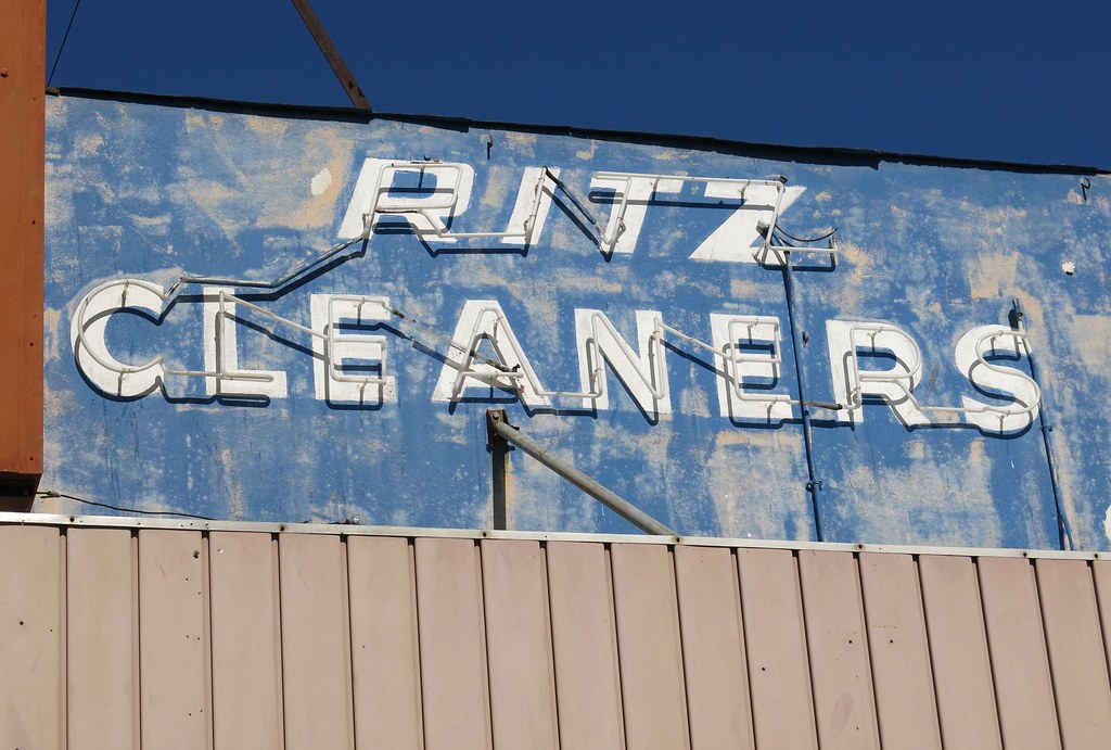 RITZ CLEANERS Neon San Jose, Calif. Heather David Flickr
