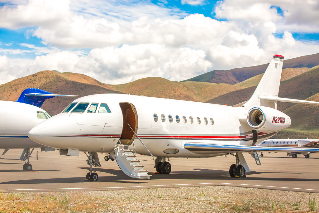 Private Jets, Sun Valley Airport, Allen & Company 2015 Flickr
