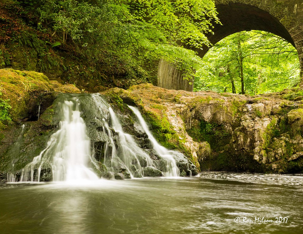 Arbirlot Waterfall, Arbroath, Angus. Ron Milsom Flickr
