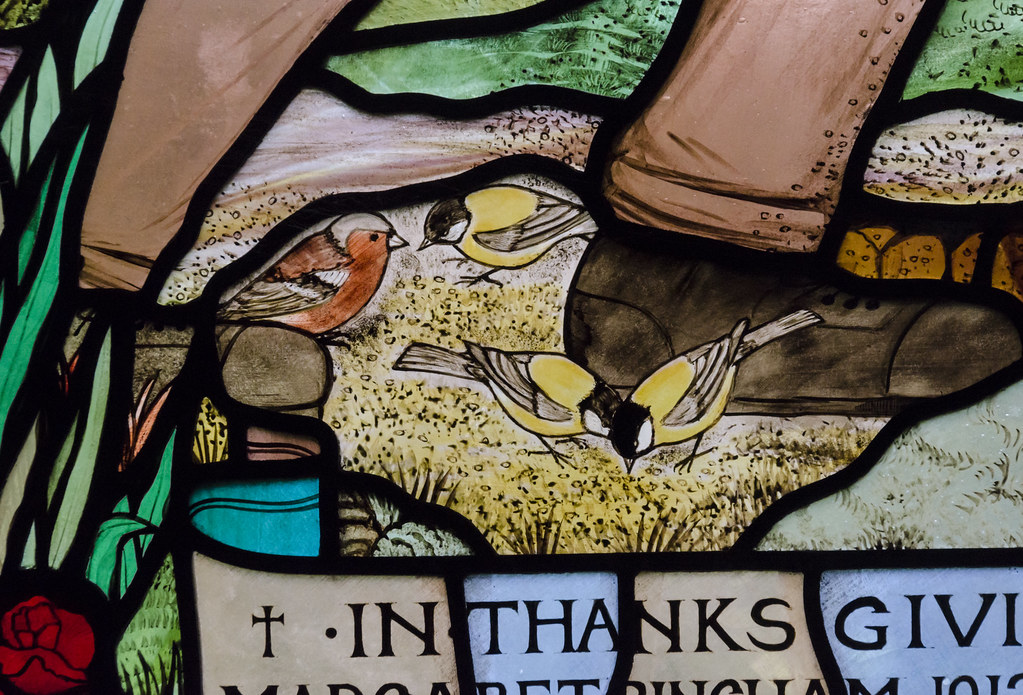 Willingham by Stow, St Helen's church, window detail Flickr