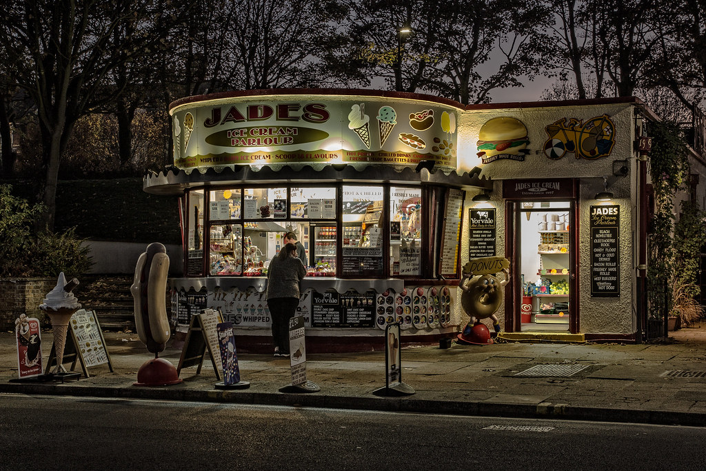 Late Night Ice Cream It`s a chilly November evening in Cle… Flickr