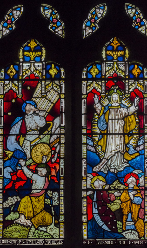 Willingham by Stow, St Helen's church window A typological… Flickr
