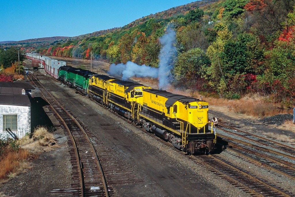 Port Jervis Spectacle Susquehanna’s eastbound SeaLand sta… Flickr