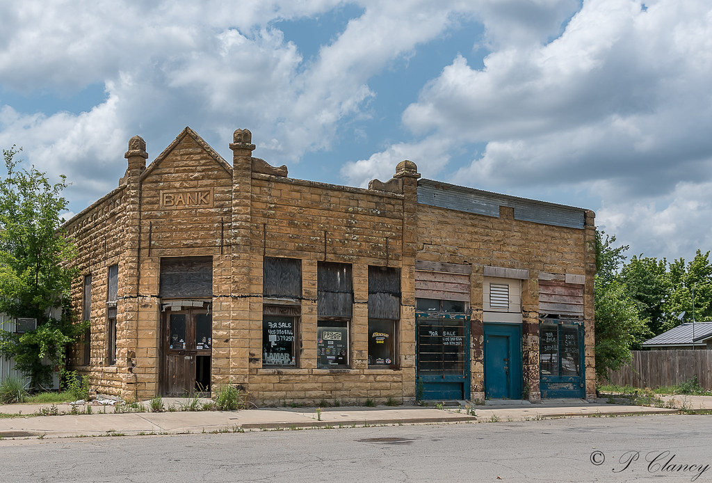 Bank for Sale Abandon Bank in Lamar Ok Pat Clancy Flickr