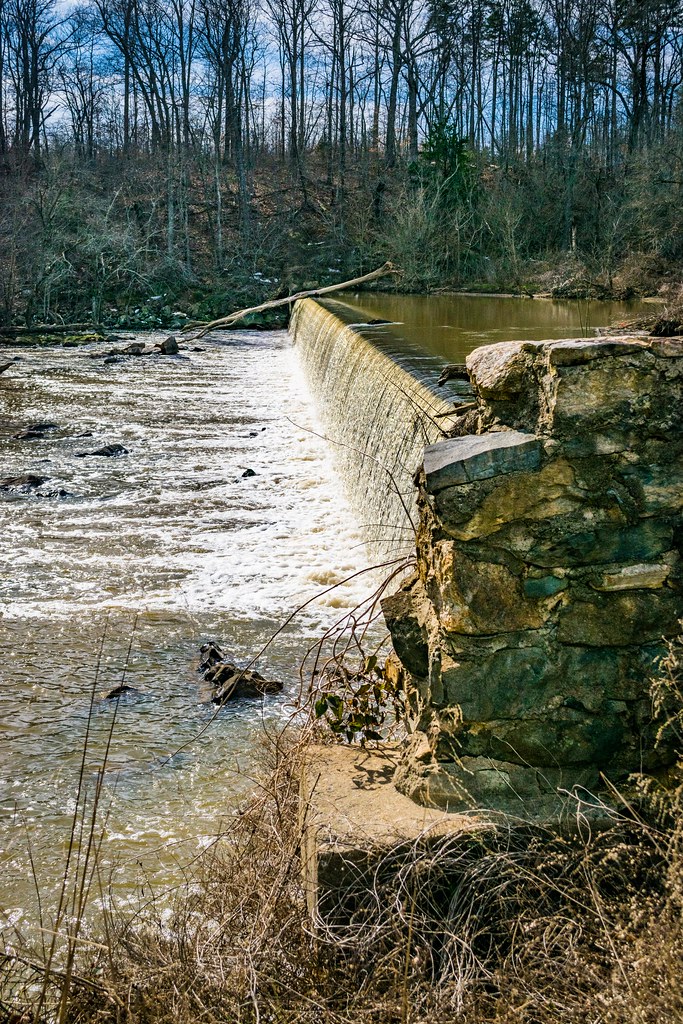 Haw River Dam at Glencoe Mill Village Alamance County Flickr