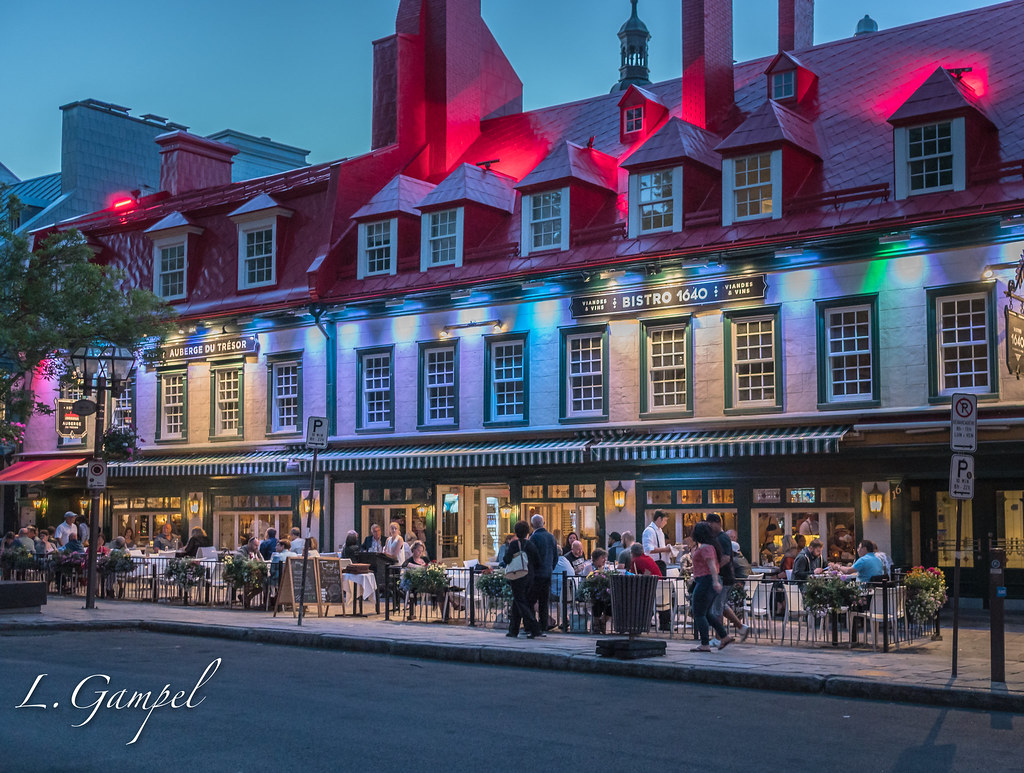 Quebec City Bistro 1640 The famous restaurant and hotel in… Flickr