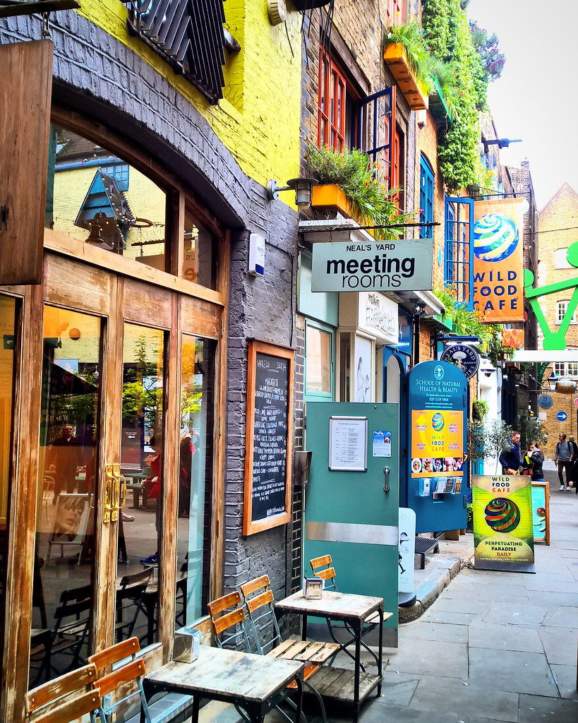 The Colours of Neal's Yard Good food served here, too. Flickr