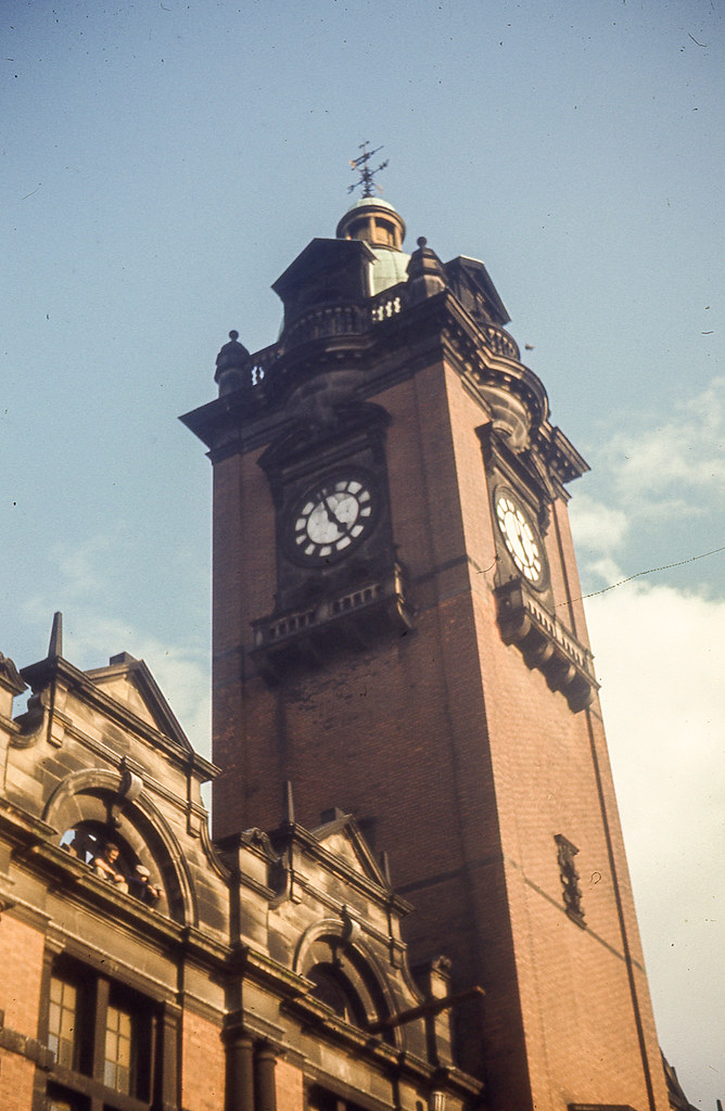 Nottingham Victoria clock tower 20th Sept. 1967. 2879 Flickr