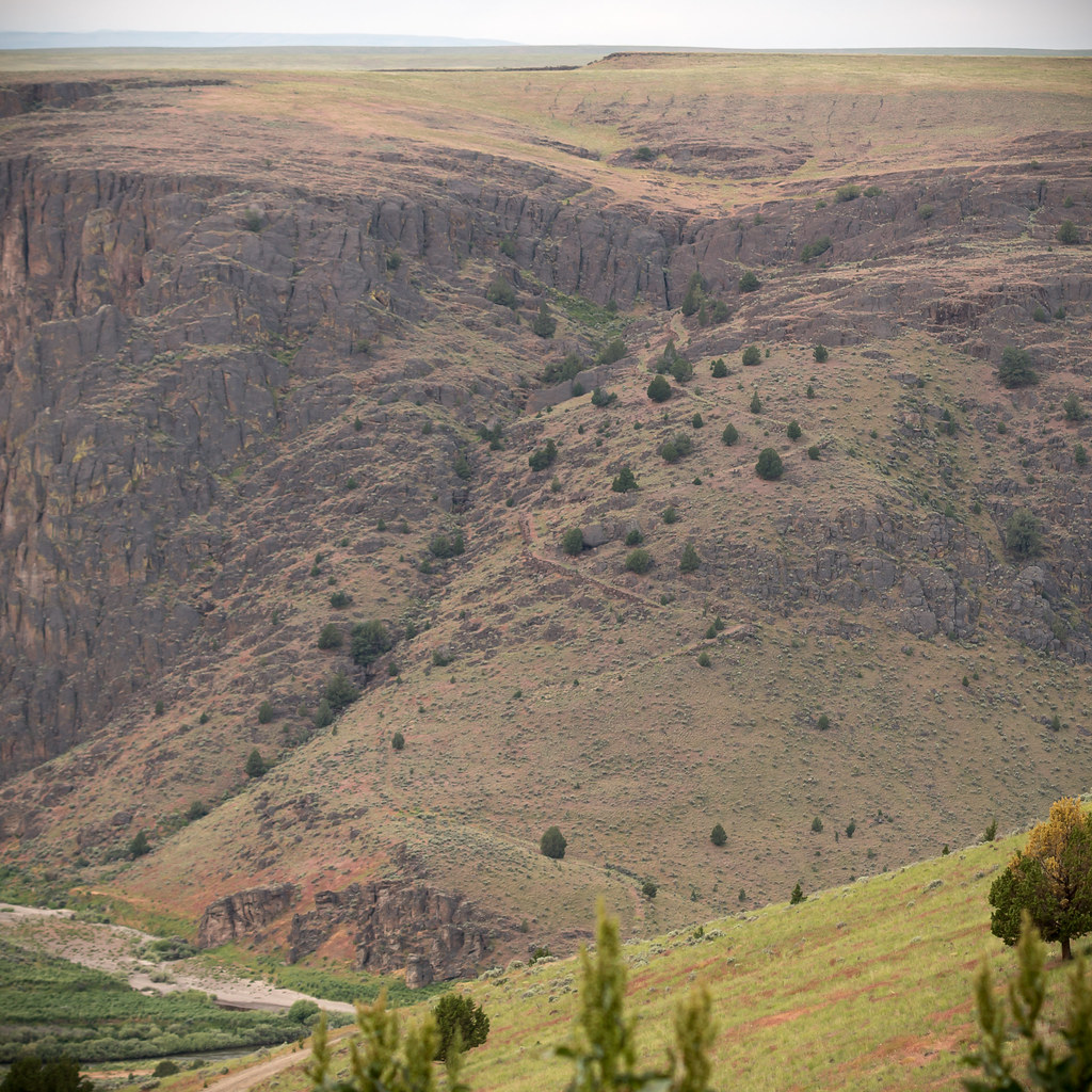 Three Forks Recreation Site Morning view into the canyon o… Flickr