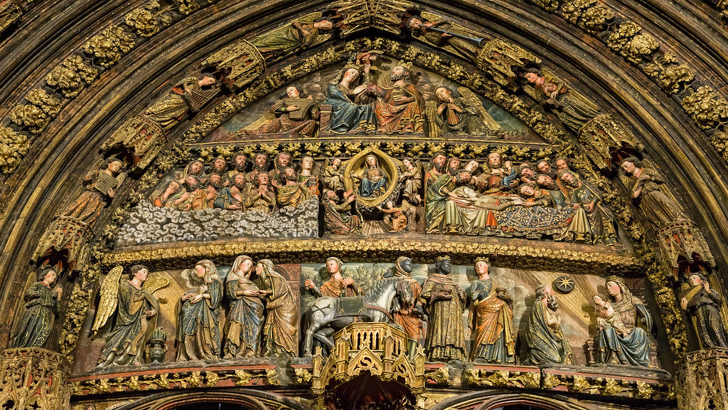 Pórtico Santa María de los Reyes Laguardia Vicente Lopez de Lerma