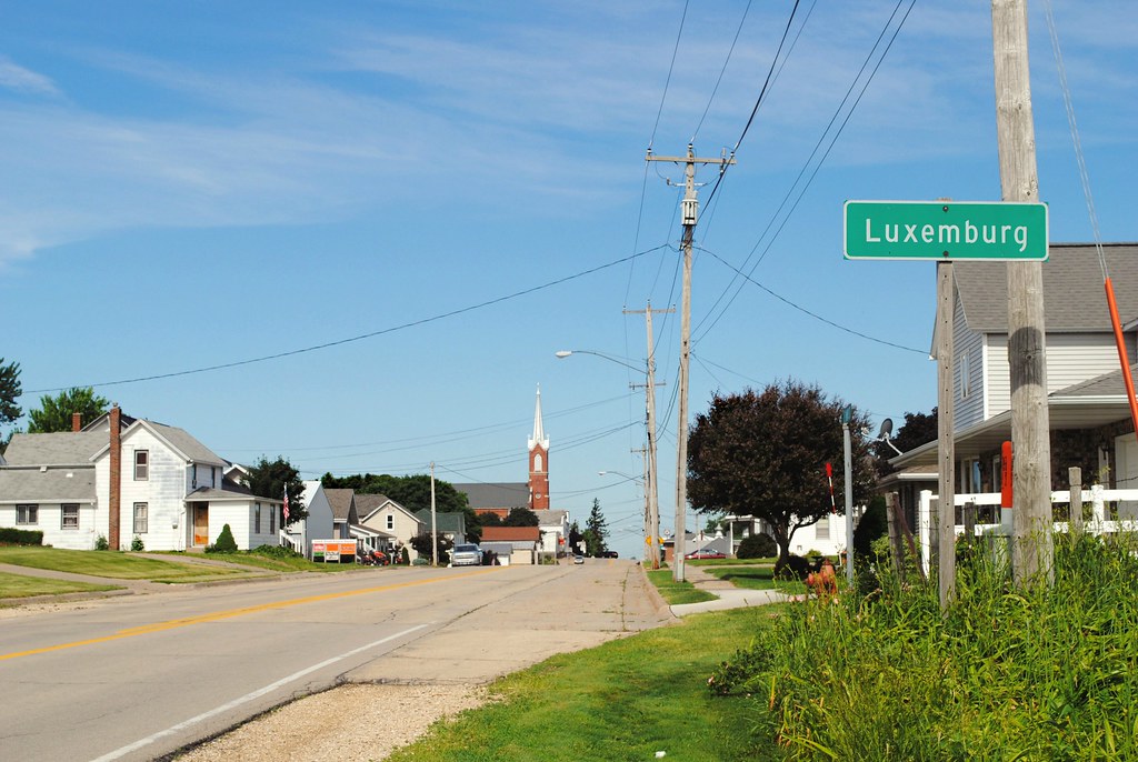 Luxemburg, Iowa Population 240 and Luxemburg is located in… Flickr
