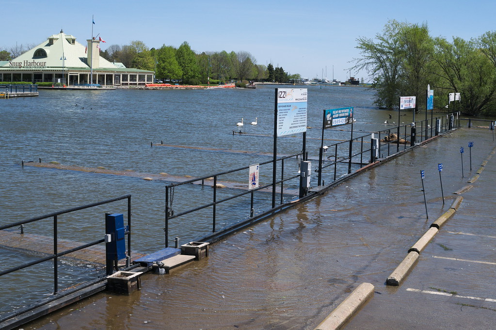 Way too much water. Lake Ontario has the highest water lev… Flickr