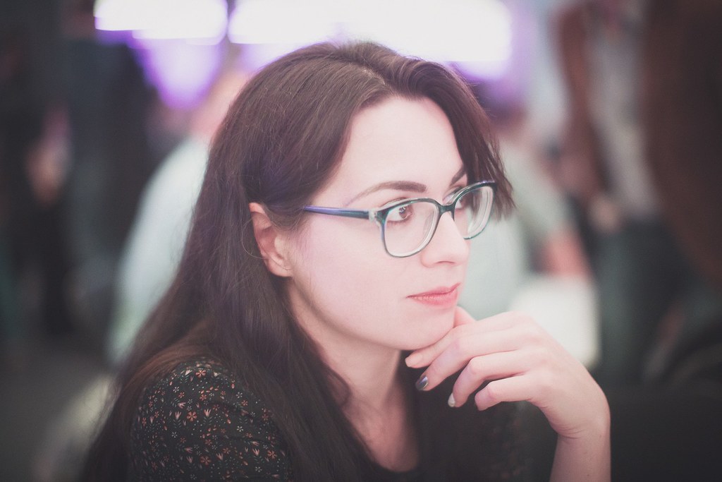 Beautiful girl with glasses Love the power rings rafmad Flickr