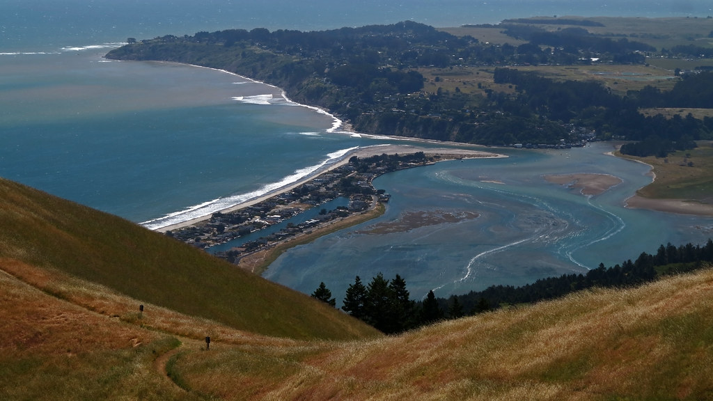 Bolinas Lagoon swirling colors Bolinas Lagoon and Bolinas … Flickr