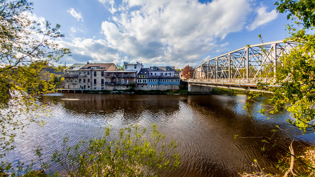 Downtown Elora by the water LGH831 Jerry Chen Flickr