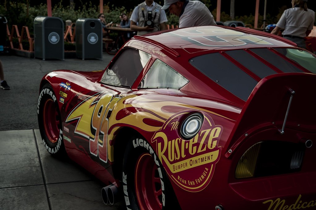 McQueen This is the real Lightning McQueen, taken in Cars … Flickr