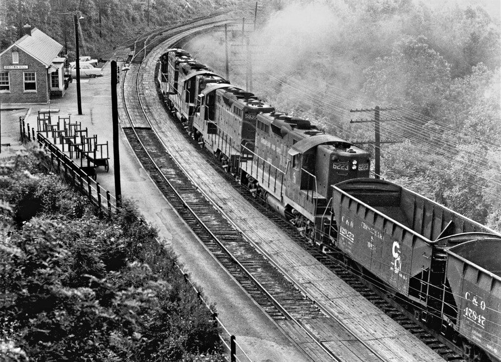 CO, Cotton Hill, West Virginia, 1958 Eastbound Chesapeake … Flickr