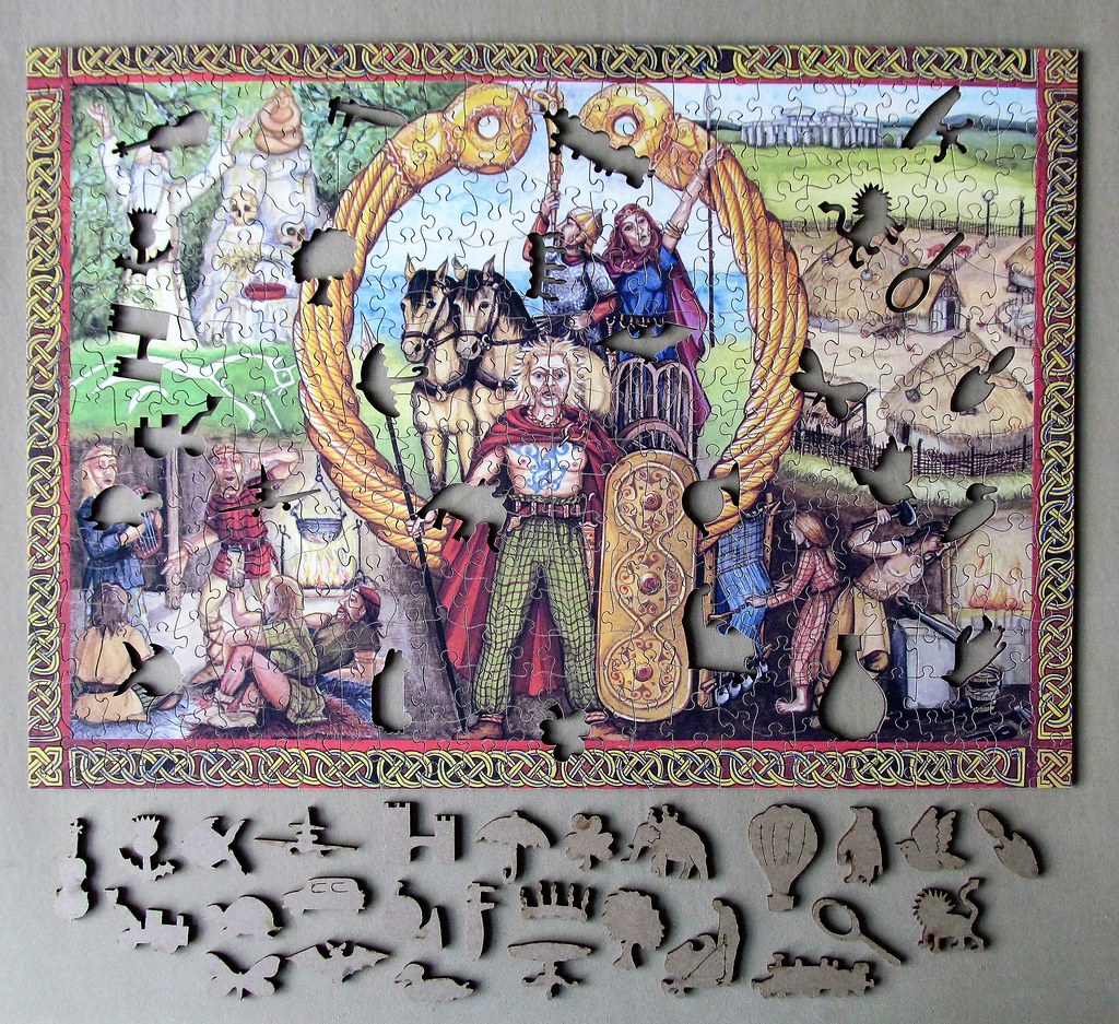 Ancient Britons whimsies removed Wentworth wooden jigsaw… Flickr