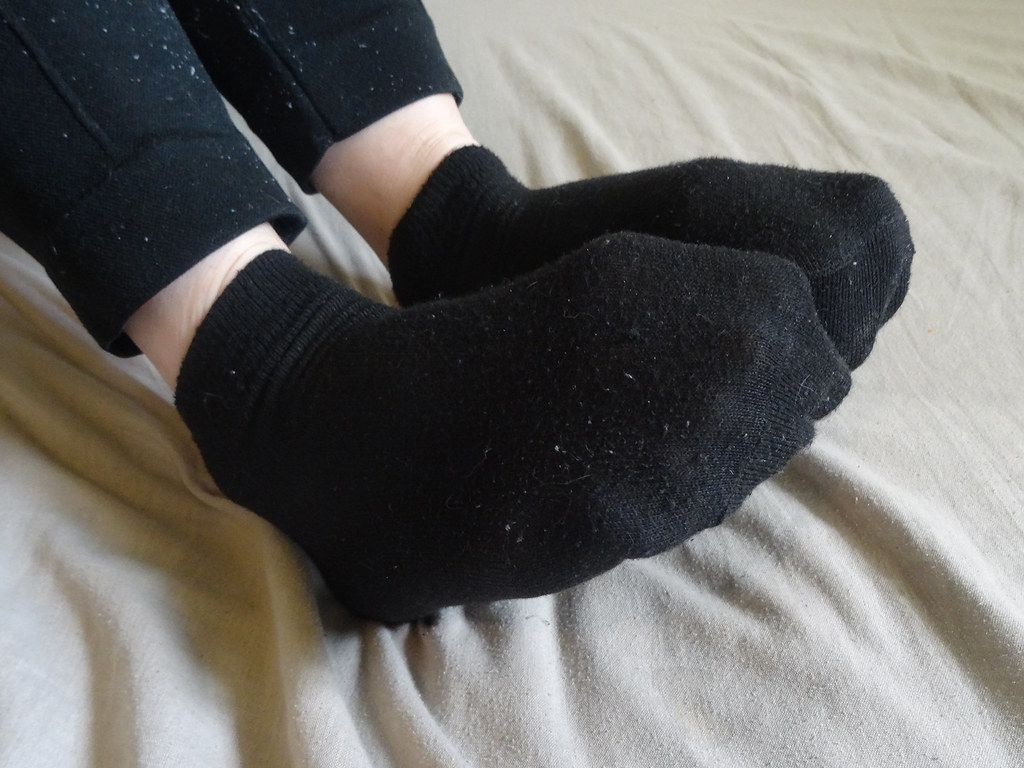 Black Ankle Socks sockstargirl Flickr
