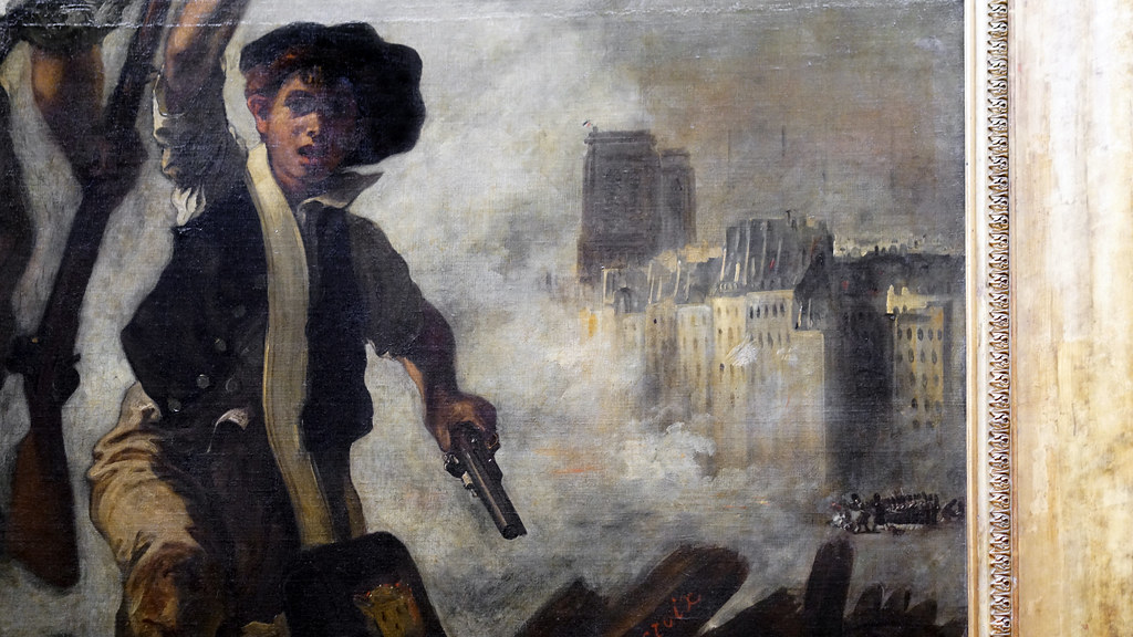 Delacroix, Liberty Leading the People (detail) Eugène Dela… Flickr