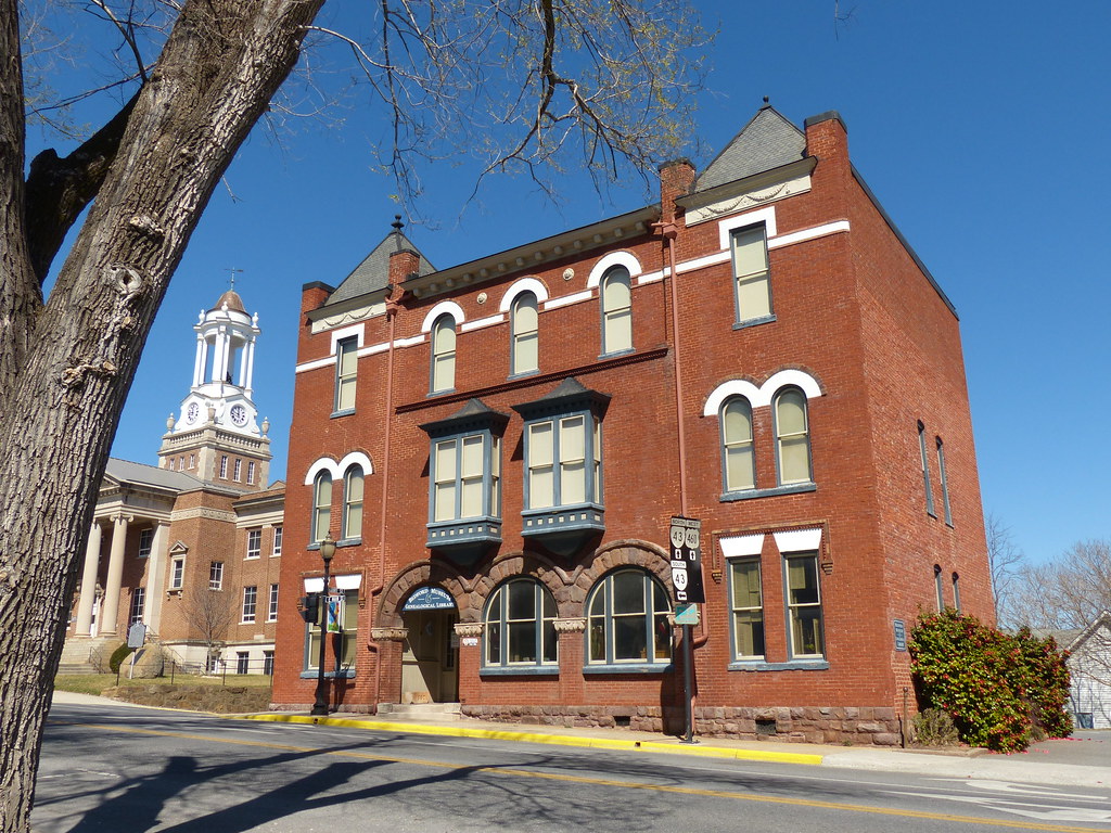 Bedford Museum & Genealogical Library, in town of Bedford, Virginia a