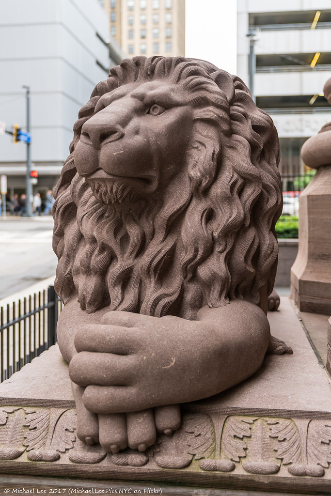 Replica Lion (20170526DSC01655) One of two replica lions … Flickr