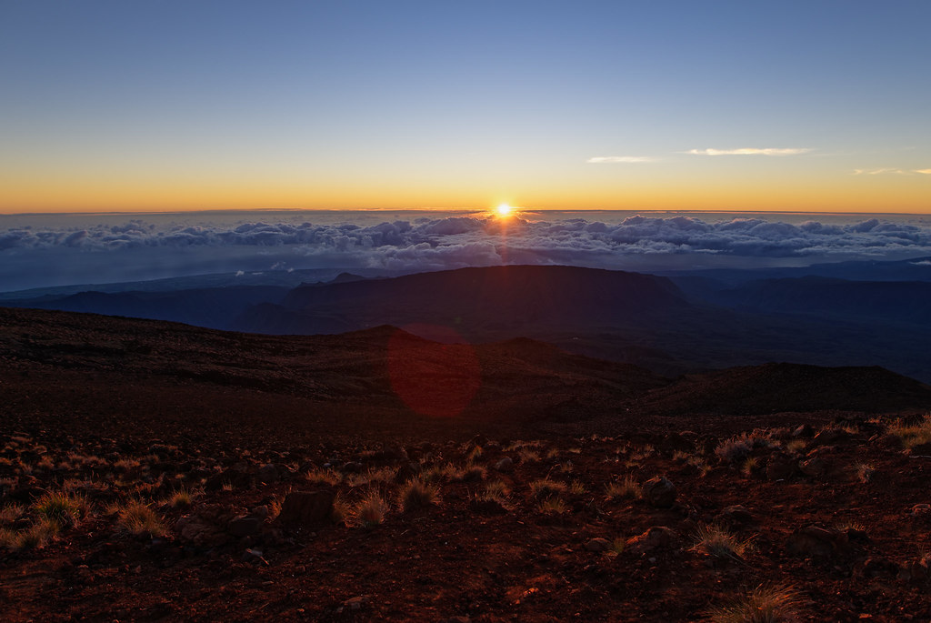 Lever de soleil au piton des Neiges Alexis Joguet Flickr