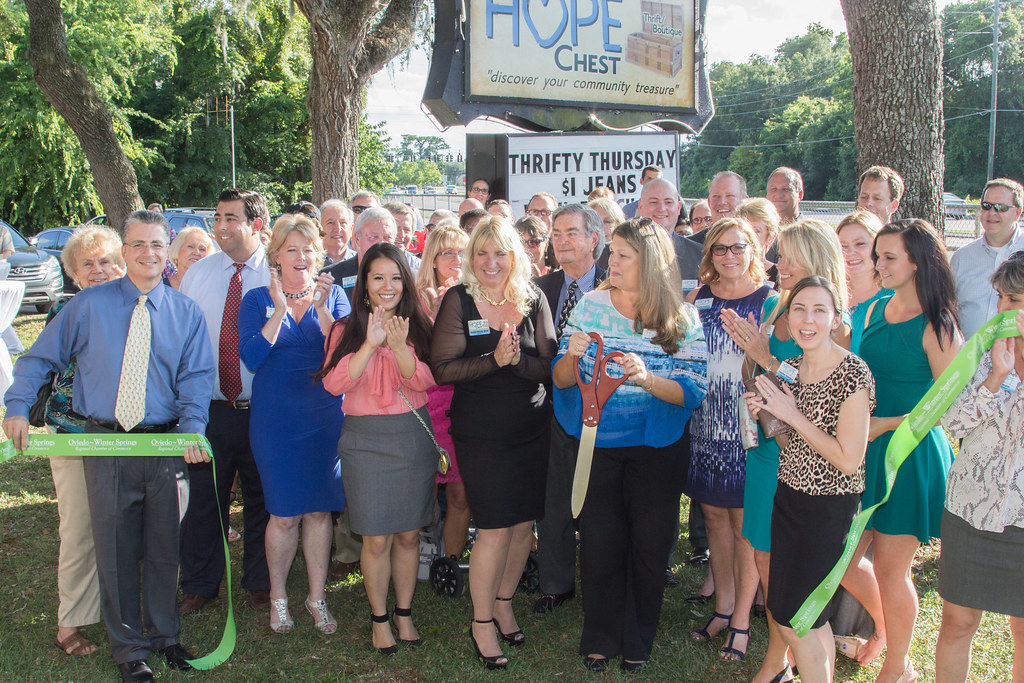 The HOPE Chest Ribbon Cutting with OviedoWinter Springs Chamber of