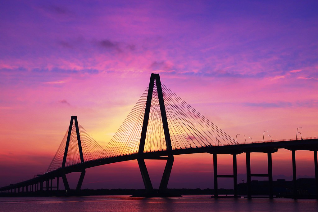 Image 72315 at 7.23 PM Arthur Ravenel Bridge in Charlest… Flickr