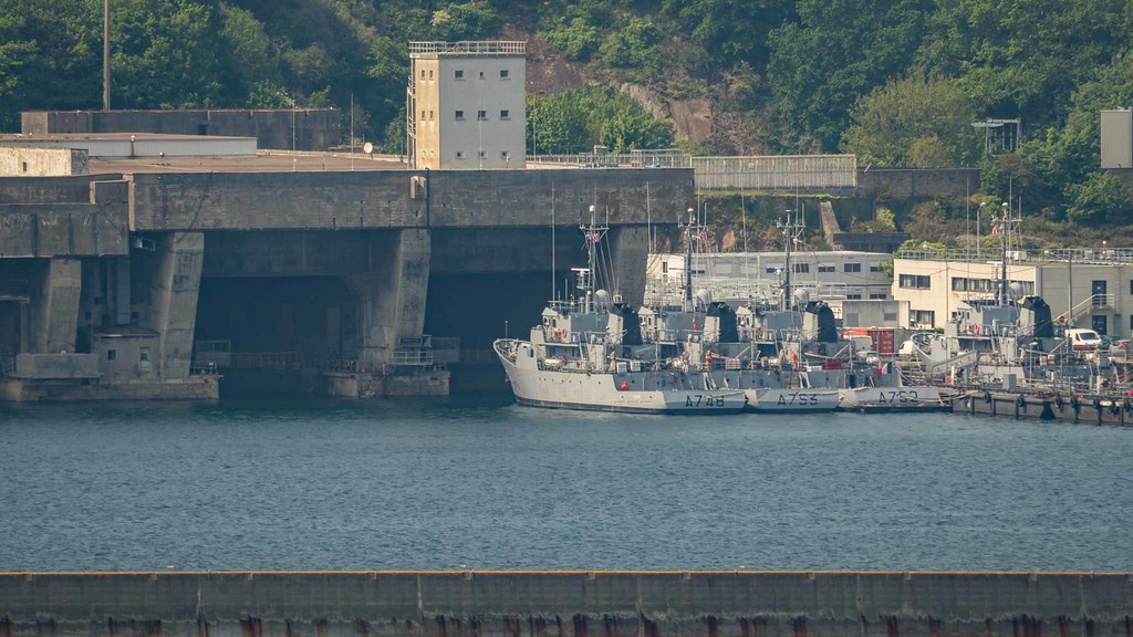Submarine Pens Left over from WW2 the concrete UBoat pens… Flickr
