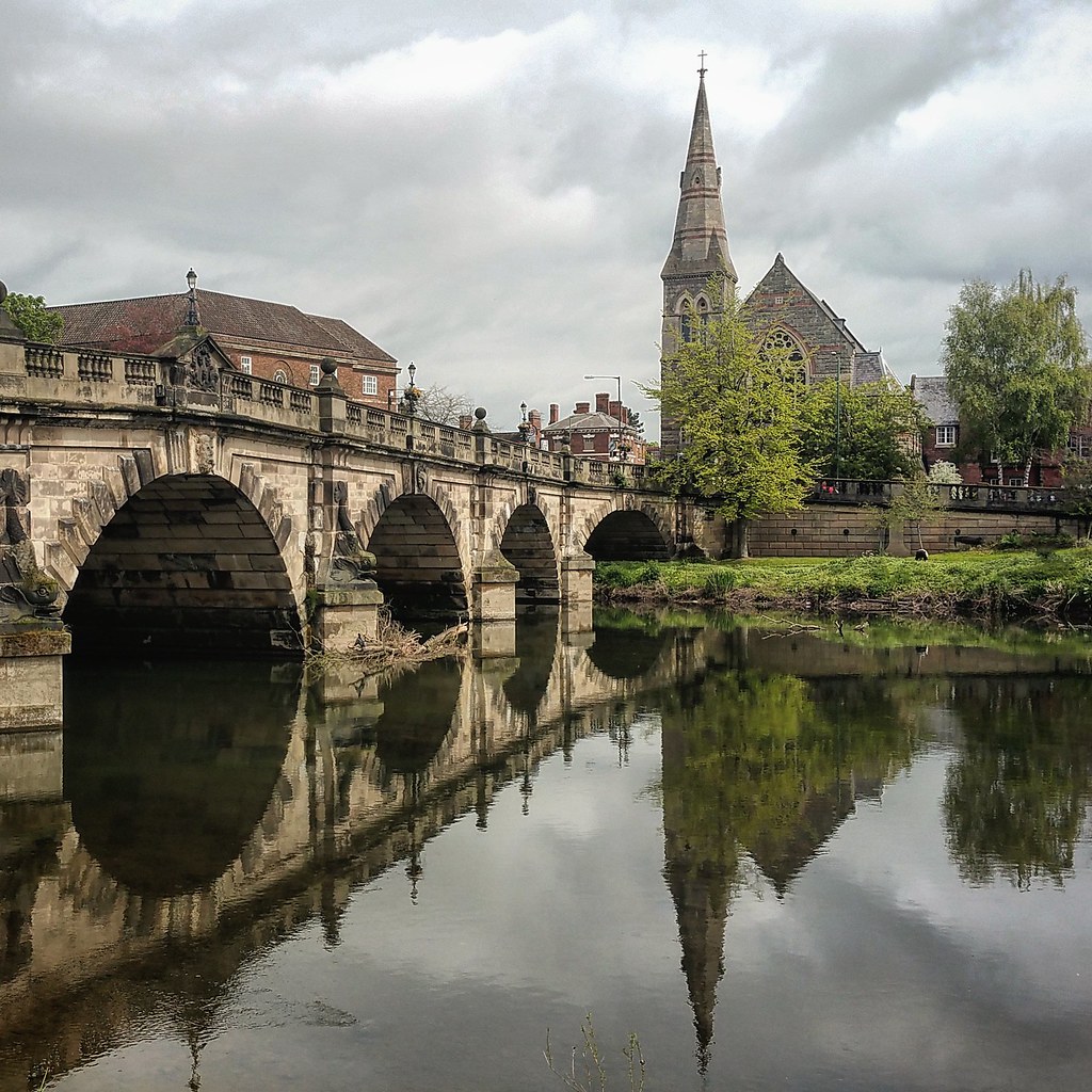 The River Severn flowing through Shrewsbury Benjamin Smith Flickr