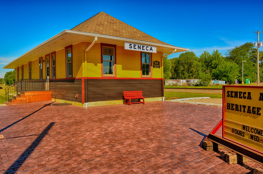 Seneca The Old Seneca Illinois Train Station on the Rock I… Flickr