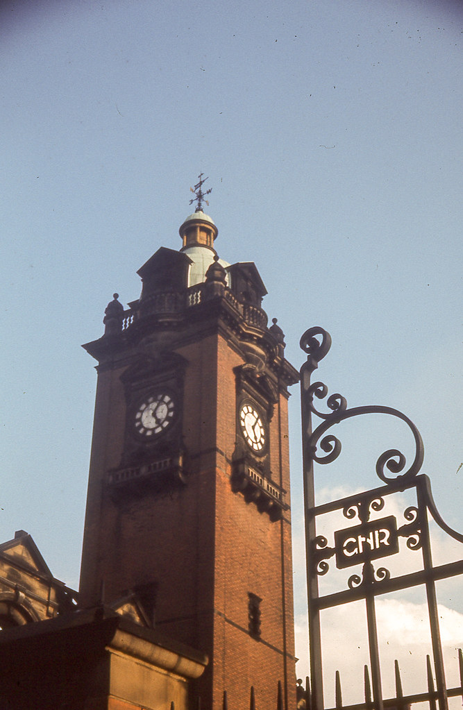 Nottingham Victoria clock tower 20th Sept. 1967. 2880 Flickr