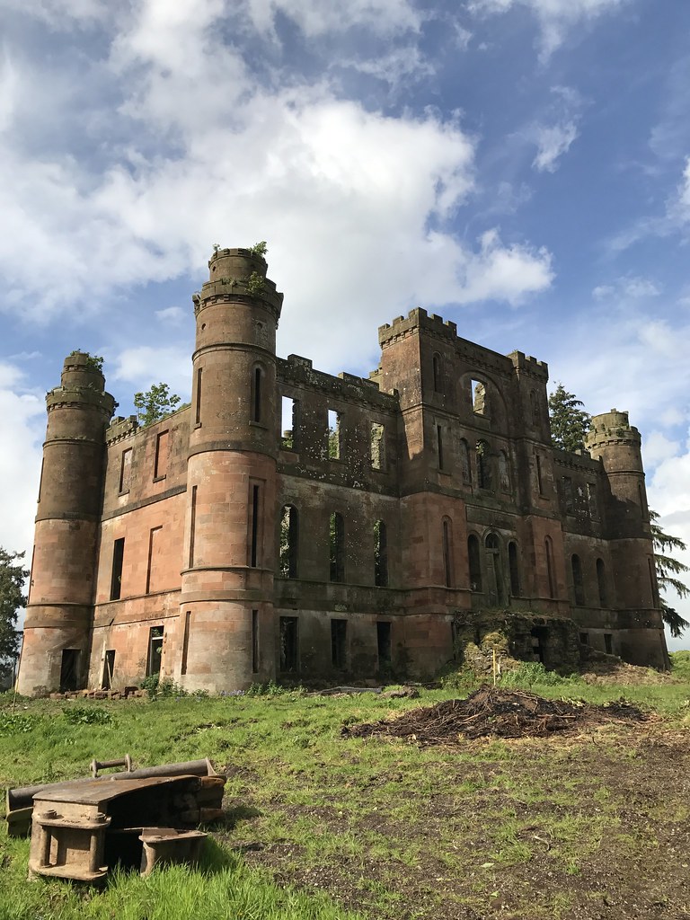 Gelston Castle in Galloway, Scotland ruin architectu… Flickr