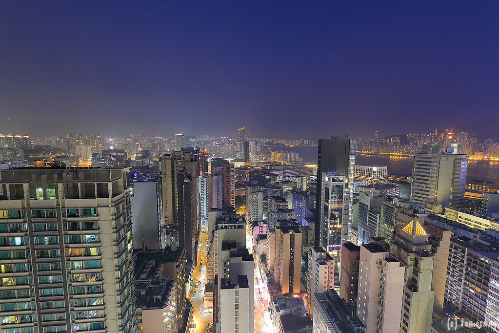 the ONE "Sky Garden" at Night [ Hong Kong on May, 2017
