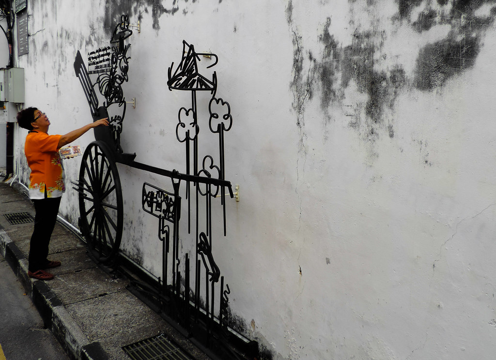 Street art in Penang Penang A. Yousuf Kurniawan Flickr