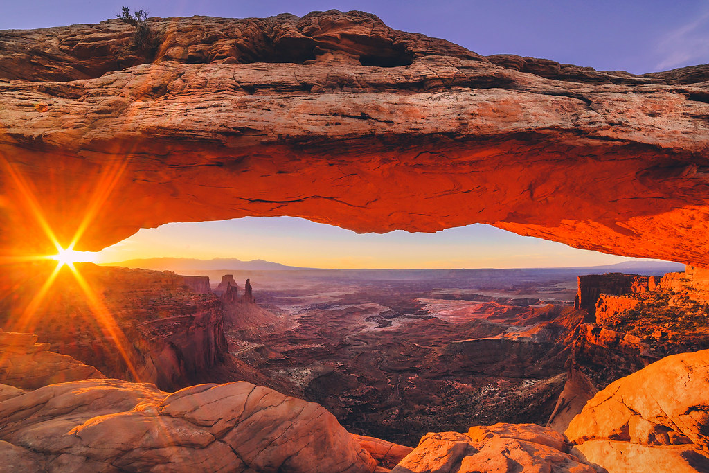 Mesa Arch at Sunrise Canyonlands National Park, Utah Not a… Flickr