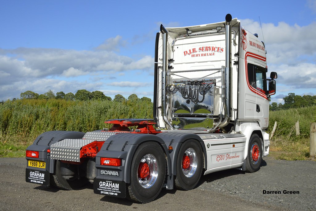 D.J.R SERVICES SCANIA R580 V8 6x4 STREAMLINE Y888 DJR | Flickr