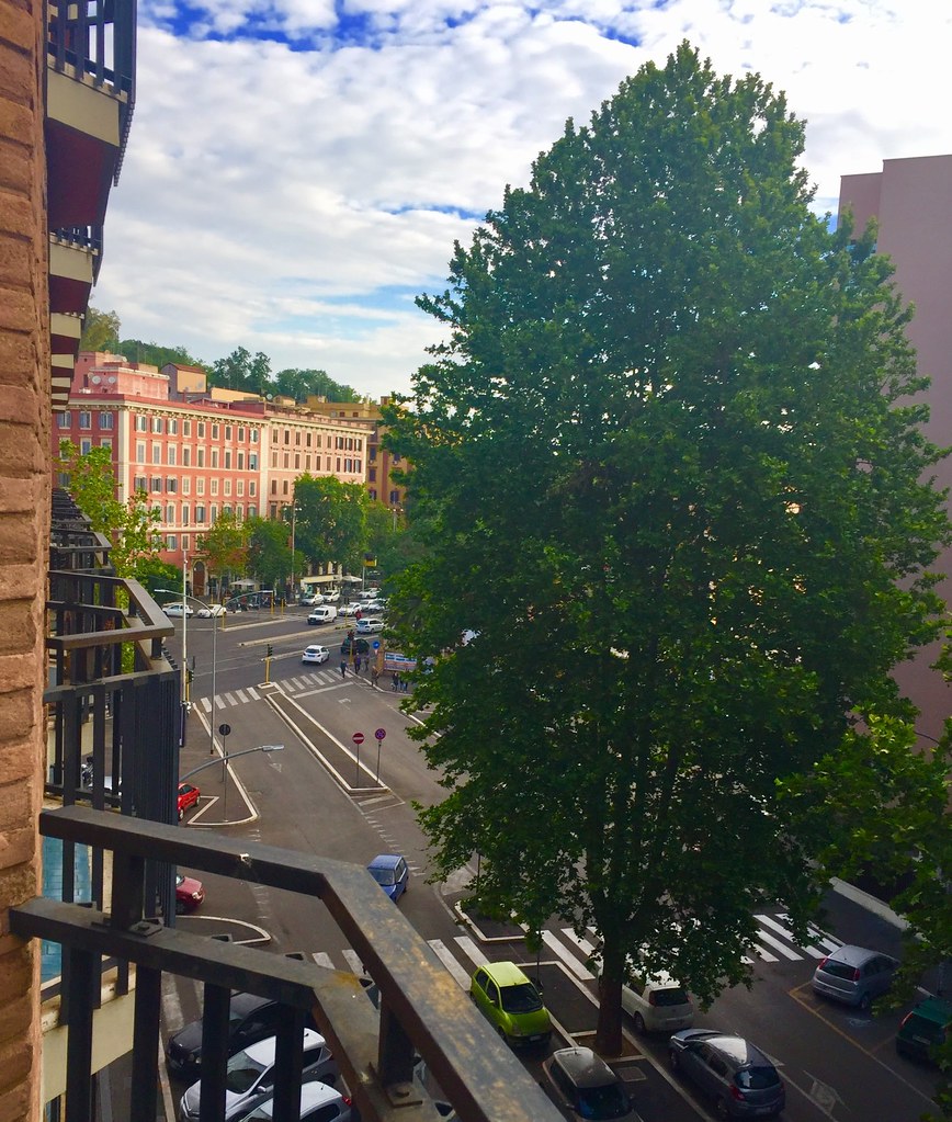 View from the Boarding House International in Rome Flickr