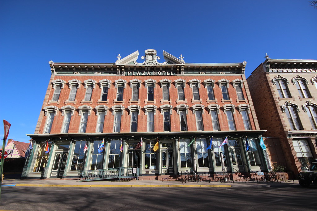The Plaza Hotel at Las Vegas New Mexico Opened as an