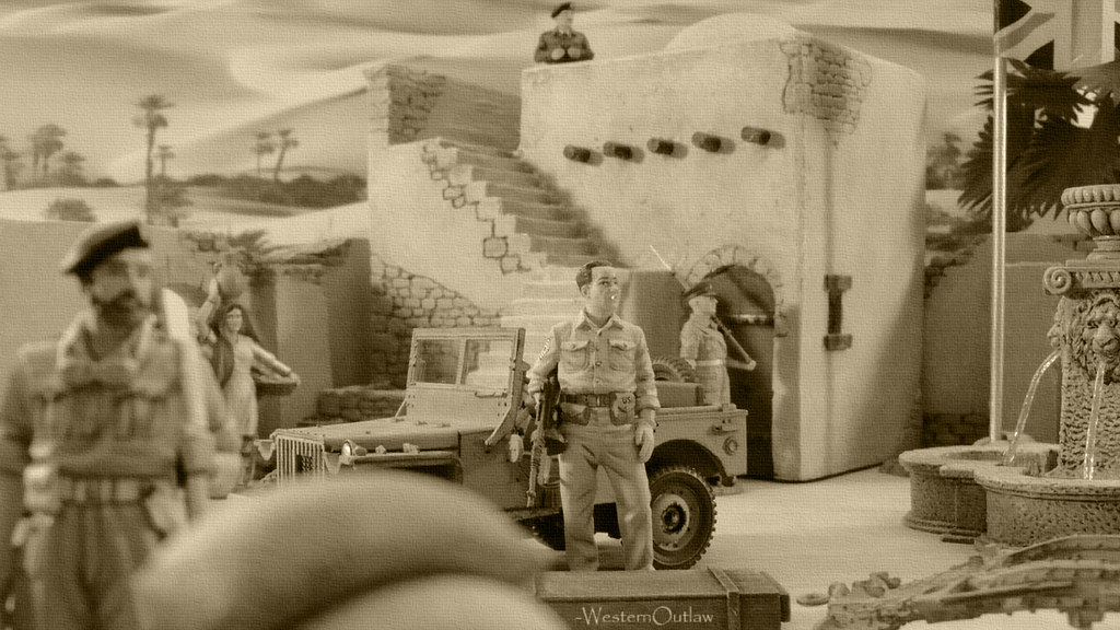 Joe Gunn with Bantam Jeep 1/30 scale WesternOutlaw Flickr