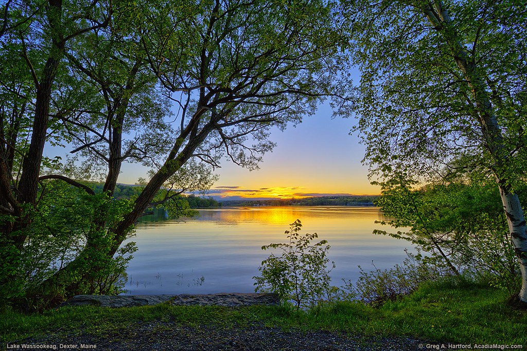 Lake Wassookeag, Dexter, Maine Here is another shoreside i… Flickr