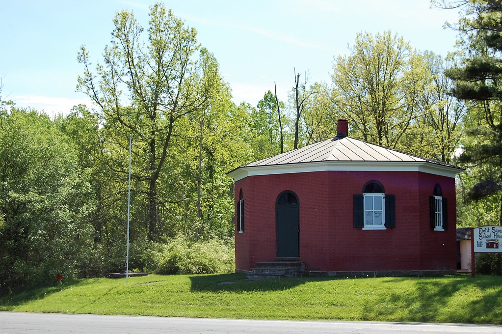 Eight Square School House, Dryden, NY Another view of the … Flickr