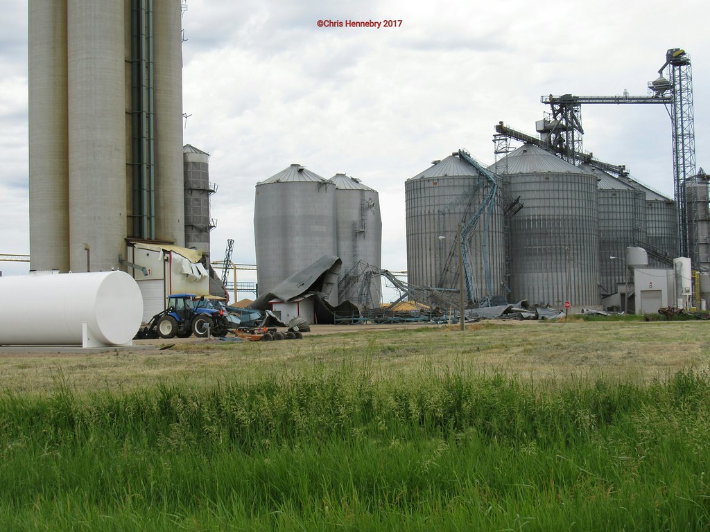 Tenney, MN Grain Elevator Storm Damage Minkota Railfan Flickr