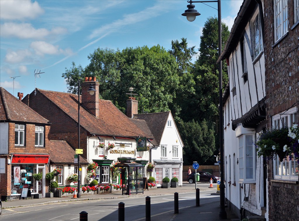 Colourful corner Aylesbury Road, Wendover, Bucks. Ron Adams Flickr