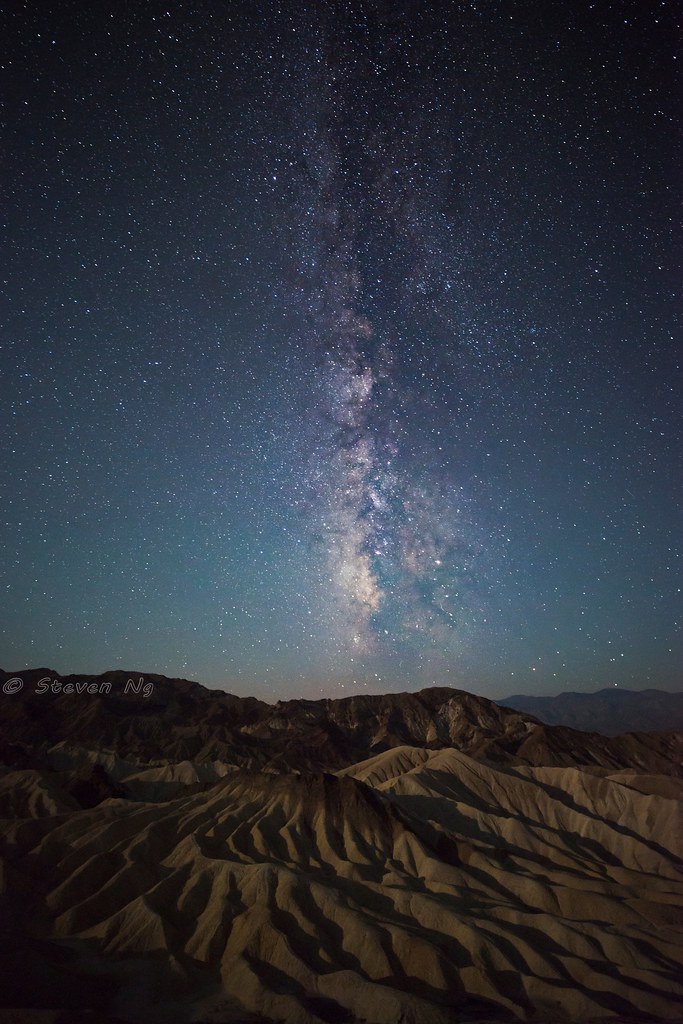 Milky Way at Zabriskie Point Milky Way with Waning Crescen… Flickr