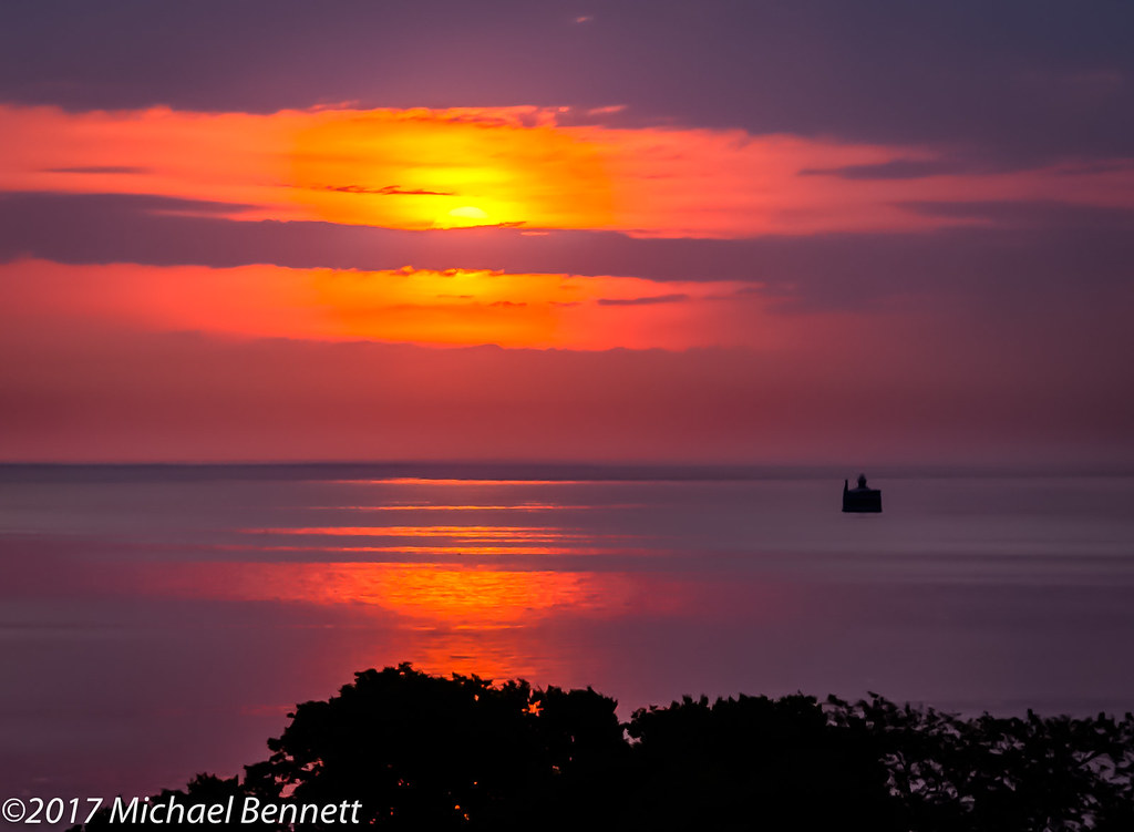 Lake Shore Drive Sunrise IMG_9308; Canon DIgital Rebel XT,… Flickr