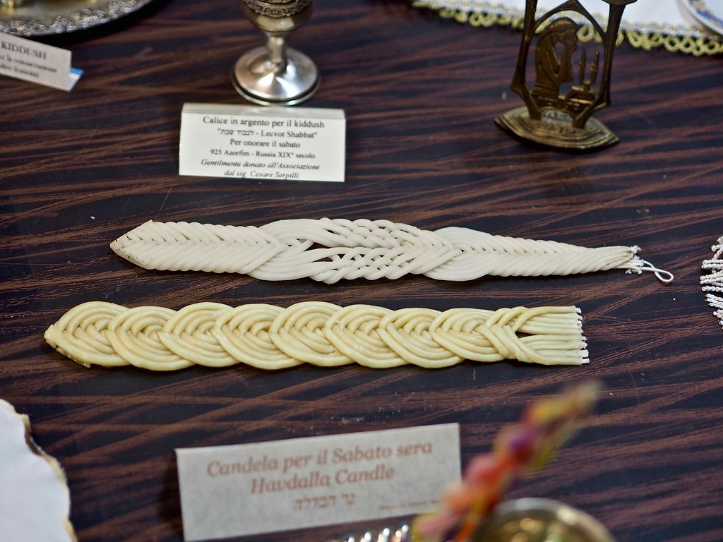 braided candles in Jewish Museum of Pitgliano OLYMPUS DIGI… Flickr